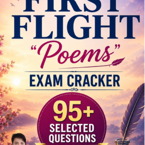 Class 10 - First Flight Poems By Vijay Saxena book cover