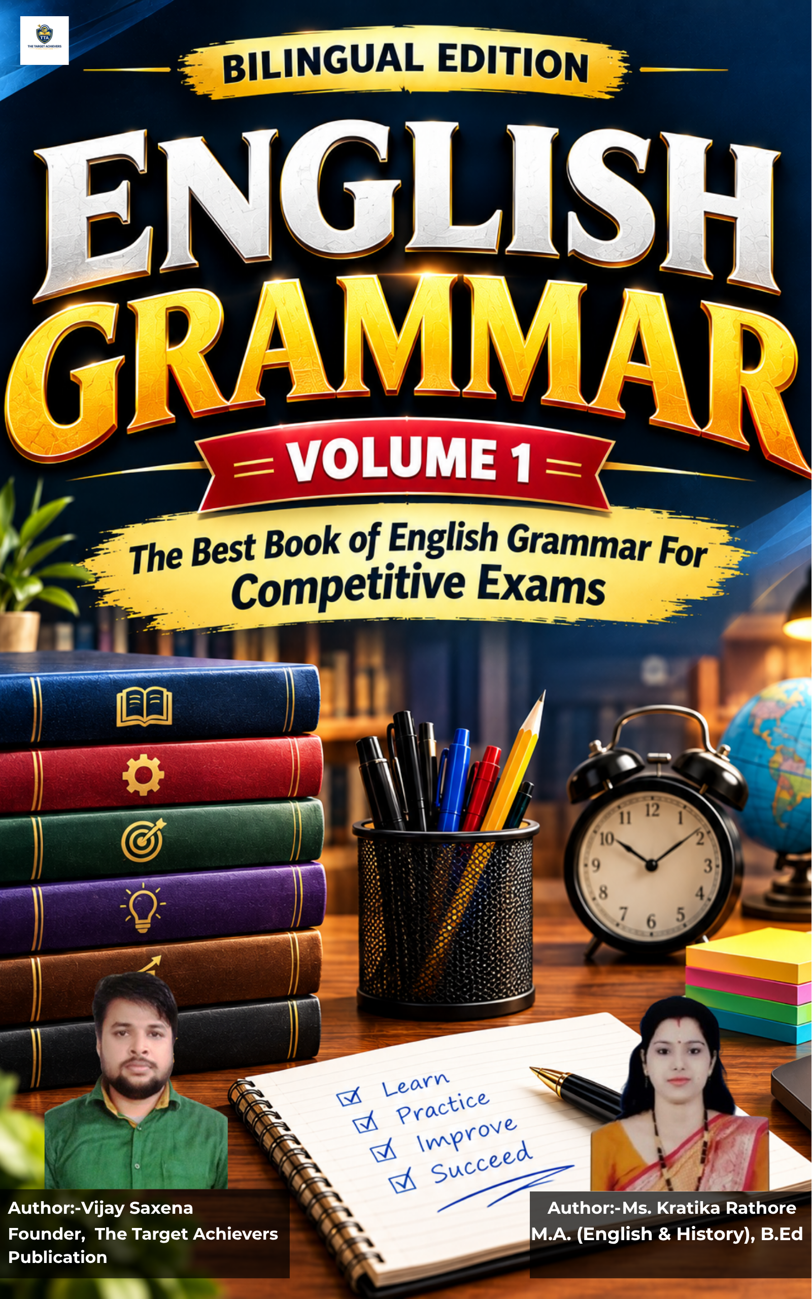 English Grammar (Volume 1) By Ms. Kratika Rathore & Vijay Saxena